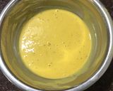 A picture of step 2 of Mirchi bhajiya.