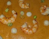 Foto del paso 7 de la receta: Crema de puerro, patata y gambas