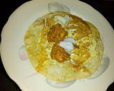 A picture of step 6 of Chicken tikka kathi roll.