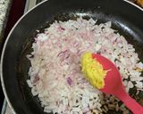 A picture of step 4 of Chicken tofu curry.