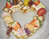 Foto del paso 1 de la receta: Tarta corazón rellena de crema madame