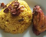 Foto langkah ke 9 dari resep Nasi biryani campur ayam di rice cooker.