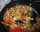 A picture of step 2 of Nearly vegan sweet potato shepherds pie.
