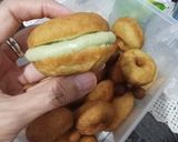 Foto langkah ke 11 dari resep Donat Jadul Matcha Ekonomis.