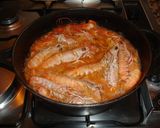 A picture of step 4 of Langoustines with Sauce.