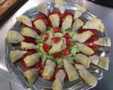 Une image de l'étape 8 de Salade de coeurs d'artichauts aux tomates, concombre et fleurs de thym.