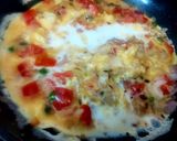 A picture of step 2 of Parsi Egg Akuri.
