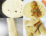 A picture of step 6 of Chickpea Burritos.