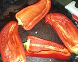 Foto del paso 1 de la receta: Morrones (ají) rellenos a la parrilla! 😚