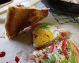 A picture of step 5 of Egg Pan Pizza#worldwideeggs.