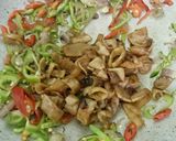 Foto langkah ke 6 dari resep *2) Cumi asin pelangi selalu di hati.