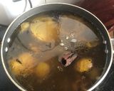 Hình bước làm 2 của món Phở bò (công thức ninh xương)