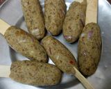 A picture of step 3 of Black chickpeas kabab.