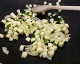 A picture of step 1 of Pancetta, courgette and Parmesan quiche.