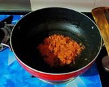 A picture of step 5 of Smoky Kadai Mushroom 🍄🍄.