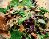 Foto del paso 17 de la receta: Ensalada de brotes tiernos y Espinacas con vinagreta de Mango