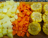 Foto del paso 3 de la receta: De re"chupe"te de pollo y langostinos