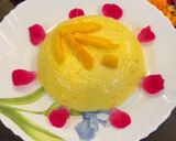 A picture of step 6 of Mango Bhapa Doi.