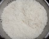A picture of step 1 of Jeera Rice.