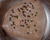 Foto langkah ke 6 dari resep Almond Double Chocolate Sourdough Bread (72%).