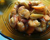 Foto langkah ke 5 dari resep Udang bumbu kuning ekonomis.