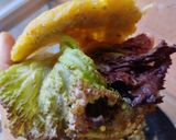 Foto del paso 9 de la receta: Arepa🫓 rellena de berenjena🍆 ahumada, vegetales🧅🍅🥙 y aderezo🤔
