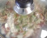 A picture of step 10 of 3 layers pan macaroni.