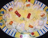 Foto del paso 5 de la receta: Huevos rellenos con atún gambas y surimi