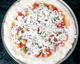 A picture of step 6 of No Oven, No Yeast Veg Pizza recipe.