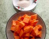 Foto langkah ke 1 dari resep Lime Sugar Papaya.