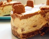 A picture of step 12 of Biscoff Cheesecake with Cookie Butter and White Chocolate.