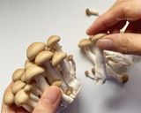 Foto del passaggio 1 della ricetta Risotto ai funghi giapponesi e noci