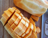 Foto del paso 2 de la receta: Crema de zanahoria y calabaza con zumo de naranja