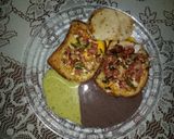 Foto del paso 5 de la receta: Tostada con huevo y tocino