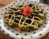 A picture of step 6 of Japanese Spring Onion Okonomiyaki Pancake.