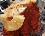 A picture of step 4 of Spicy pineapple gammon with pineapple sauce.