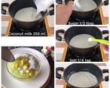 A picture of step 3 of 🧑🏽‍🍳🧑🏼‍🍳 Thai Dessert • Coconut Pudding With Tapioca Pearls•Sago Dessert Recipe |ThaiChef Food.