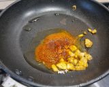 A picture of step 4 of Mustard Greens with Sweet Corn.