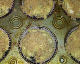 A picture of step 8 of Bakery Style Blueberry Muffins.