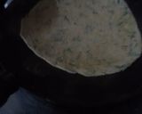 A picture of step 4 of Palak ka paratha.