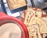صورة لخطوة 1 من وصفة لزانيا كريب بالسبانخ و الجبنة