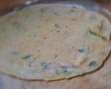 A picture of step 3 of Methi khakhra.