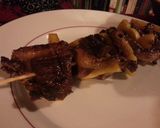 Une image de l'étape 7 de Fines tranches de magret de canard IGP / ananas Victoria en brochettes.