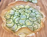 Une image de l'étape 4 de Tarte courgette feta.