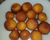 A picture of step 4 of Gullab jaman.