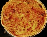 A picture of step 6 of Leek and tofu tart (vegan).