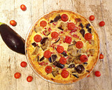 Foto del paso 9 de la receta: Quiche de berenjena y bacon con tomates cherry