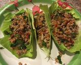 A picture of step 10 of Larb with Sticky Rice.