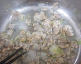 Hình bước làm 2 của món Canh rau lang nấu nghêu