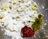A picture of step 1 of Cauliflower Manchurian in Air Fryer.